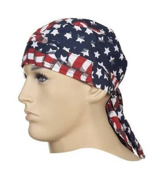 Coiffe bandana drapeau américain pour soudeur - [la pièce]