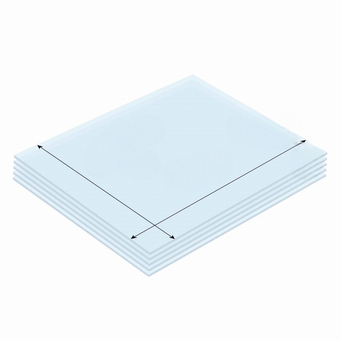 Ecran polycarbonates polycarbonates 108 x 55 mm pour- [10pcs]