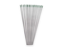 Electrode tungstène WP verte 1,6 × 175 mm -[le lot de 10 pièces]