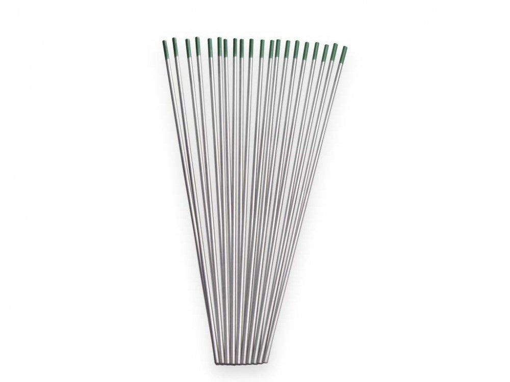 Electrode tungstène WP verte 4,0 × 175 mm -[le lot de 10 pièces]