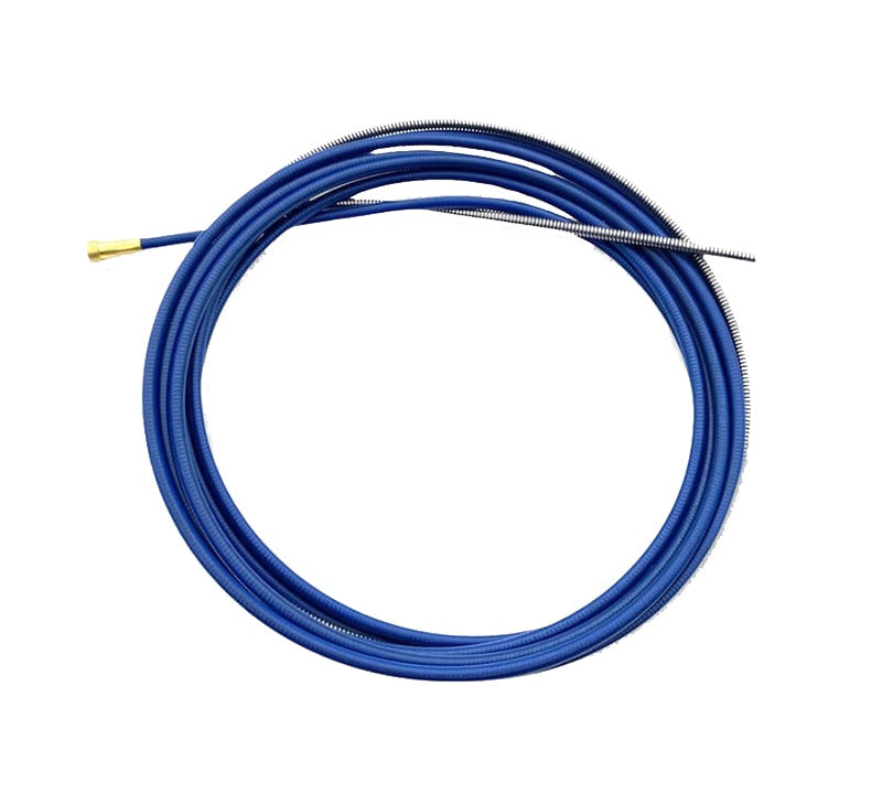 Gaine acier bleue 3,4 m - fil ø 0,6/0,8 mm - torche MIG - [la pièce]