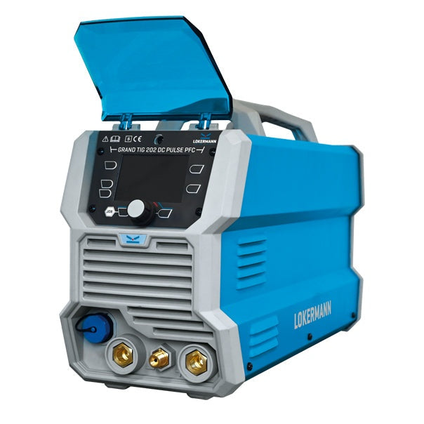 Poste à Souder TIG Grand TIG 202 AC/DC PULSE PFC LOKERMANN - 200A - 230V Monophasé, AC/DC Pulsé Haute Fréquence