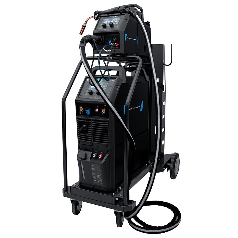 Poste à souder PROMIG 508 - refroidi eau - MIG/MAG, TIG lift, MMA 350A à 60 % avec faisceau 5m, torche MIG MB401 3m, Kit Pince de masse 3m et chariot - alimentation 380V triphasé - [la pièce]