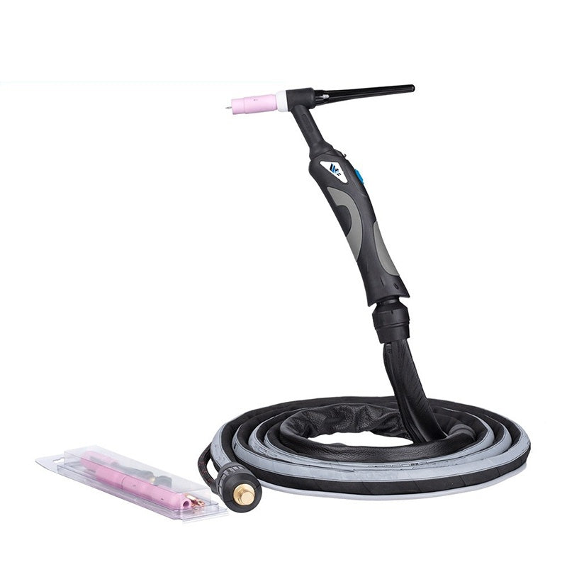 Torche TIG 9 MASTER - longueur 4m, refroidissement air, 125A DC/100A AC, ø Electrode 0.5-2.4mm - [la pièce]