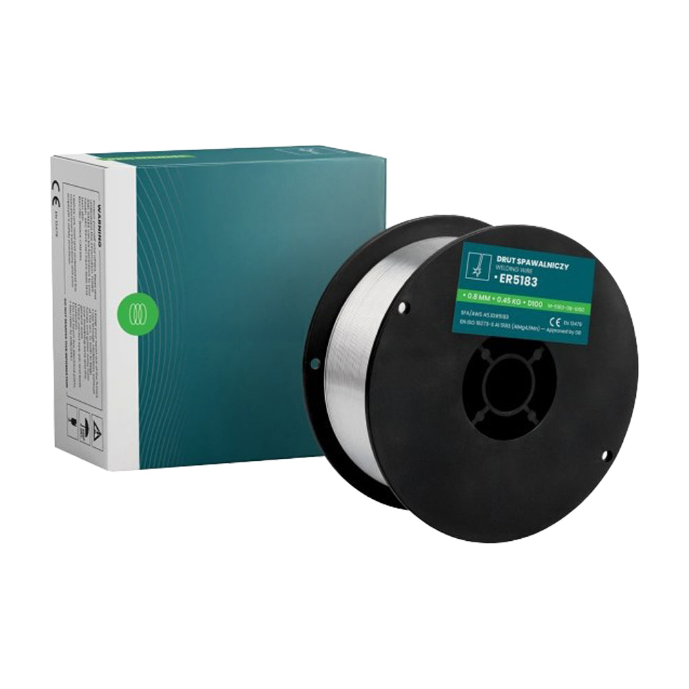 Fil Aluminium AlMg5 - La bobine de 0.45 kg avec entraxe de fixation de 55 mm - ø 0.8 à 1.2 mm - Le Comptoir du Soudeur
