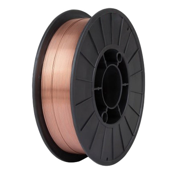 Fil Acier SG2 - La bobine de 05 kg avec entraxe de fixation de 55 mm - ø 0.6 à 1.2 mm - Le Comptoir du Soudeur