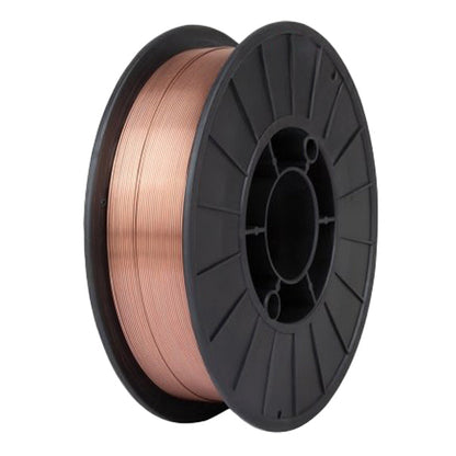 Fil Acier SG2 - La bobine de 05 kg avec entraxe de fixation de 55 mm - ø 0.6 à 1.2 mm - Le Comptoir du Soudeur