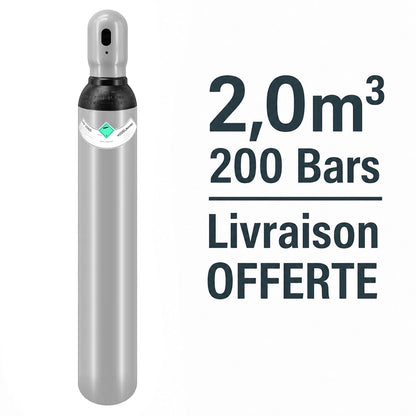 Bouteille Gaz de soudure Azote Sans Contrat B10, 2,0m³ - [1pc]