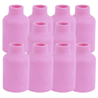 Buse céramique Lens #6 pour torche TIG SR-17/18/26 - L 42mm - ø 9,5mm - Lot de 10 pièces - Le Comptoir du Soudeur