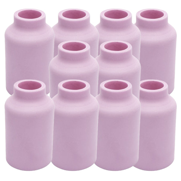 Buse céramique Lens #7 pour torche TIG SR-17/18/26 - L 42mm - ø 11mm - Lot de 10 pièces - Le Comptoir du Soudeur