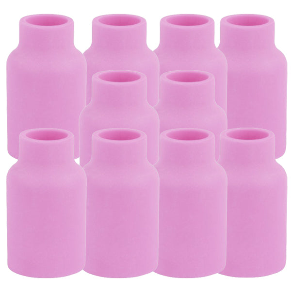 Buse céramique Lens #8 pour torche TIG SR-17/18/26 - L 42mm - ø 12,5mm - Lot de 10 pièces - Le Comptoir du Soudeur