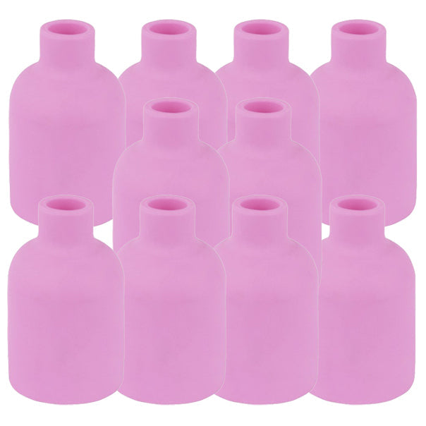 Buse céramique Lens #6 pour torche TIG SR-9/20 - L 48mm - ø 9,5mm - Lot de 10 pièces - Le Comptoir du Soudeur
