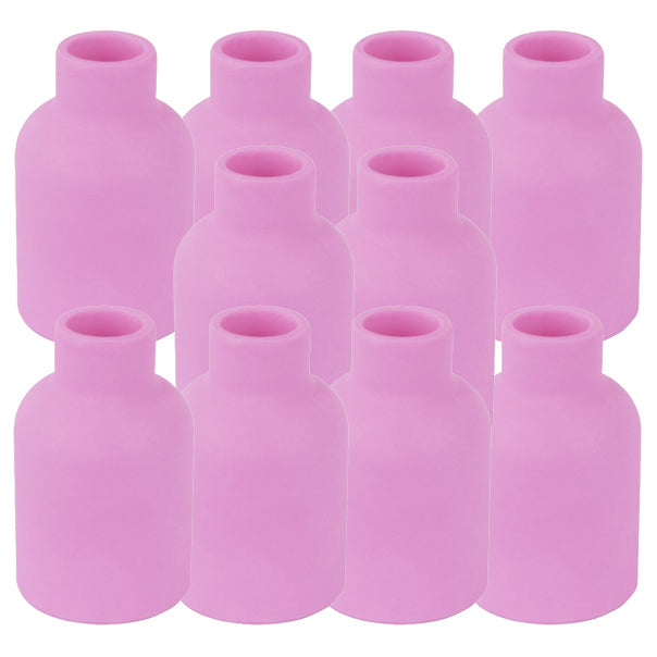Buse céramique Lens #8 pour torche TIG SR-9/20 - L 48mm - ø 12,8mm - Lot de 10 pièces - Le Comptoir du Soudeur