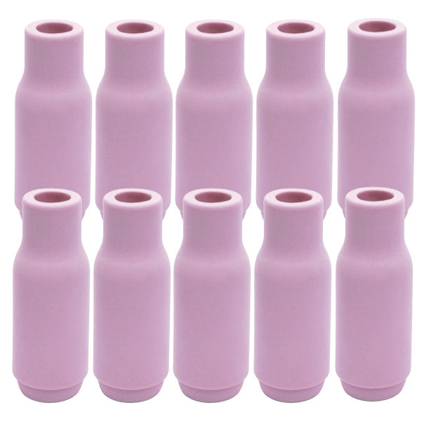 Buse céramique standard #5 pour torche TIG SR-17/18/26 - L 47mm - ø 8mm - Lot de 10 pièces - Le Comptoir du Soudeur