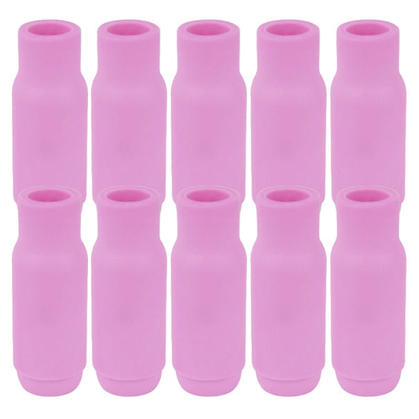 Buse céramique standard #6 pour torche TIG SR-17/18/26 - L 47mm - ø 9,5mm - Lot de 10 pièces - Le Comptoir du Soudeur