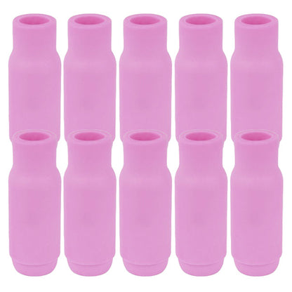 Buse céramique standard #6 pour torche TIG SR-17/18/26 - L 47mm - ø 9,5mm - Lot de 10 pièces - Le Comptoir du Soudeur