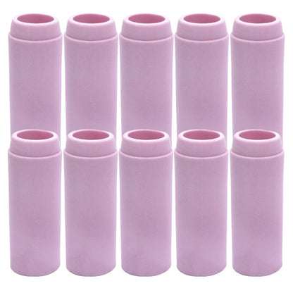 Buse céramique standard #8 pour torche TIG SR-17/18/26 - L 47mm - ø 12,8mm - Lot de 10 pièces - Le Comptoir du Soudeur