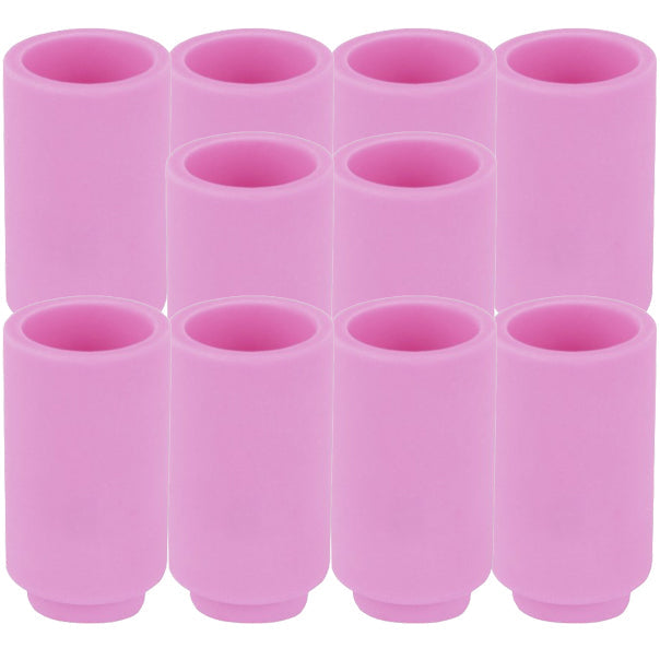 Buse céramique standard #8 pour torche TIG SR-9/20 - L 30mm - ø 12,8mm - Lot de 10 pièces - Le Comptoir du Soudeur