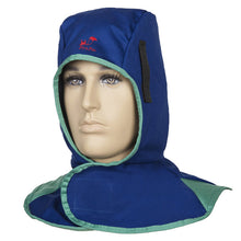 Cagoule soudage bleue en coton ignifugé - Le Comptoir du Soudeur