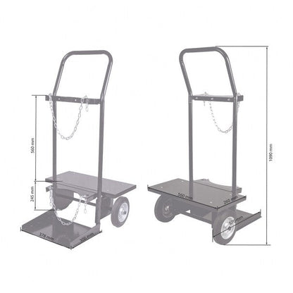 Chariot de soudage 2 roues - Le Comptoir du Soudeur