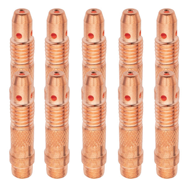 Corps de pince porte électrode pour torche TIG SR-17/18/26 - L 47mm - ø 1,6mm - Lot de 10 pièces - Le Comptoir du Soudeur