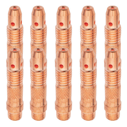 Corps de pince porte électrode pour torche TIG SR-17/18/26 - L 47mm - ø 4mm - Lot de 10 pièces - Le Comptoir du Soudeur