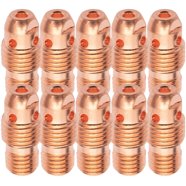 Corps de pince porte électrode pour torche TIG SR-9/20 - L 21mm - ø 2,4mm - Lot de 10 pièces - Le Comptoir du Soudeur