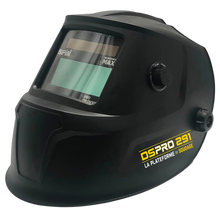 Masque de soudage DSPRO 290 - 2 capteurs réglages extérieurs - teinte 4/9-13 variable - Garantie 3 ans - [1pc]