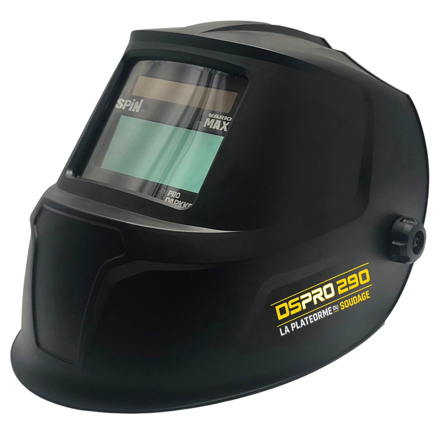 Masque de soudage DSPRO 290 - 2 capteurs réglages intérieurs - teinte 4/9-13 variable - Garantie 3 ans