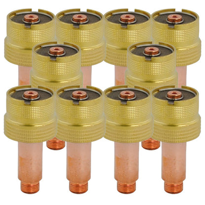 Diffuseur de gaz Lens pour torche TIG SR-17/18/26 - L 50mm - ø 2,4mm - Lot de 10 pièces - Le Comptoir du Soudeur
