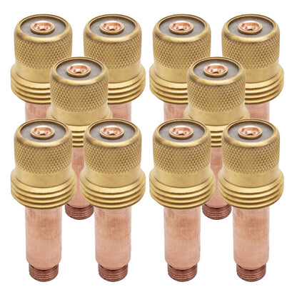 Diffuseur de gaz Lens pour torche TIG SR-17/18/26 - L 50mm - ø 1mm - Lot de 10 pièces - Le Comptoir du Soudeur