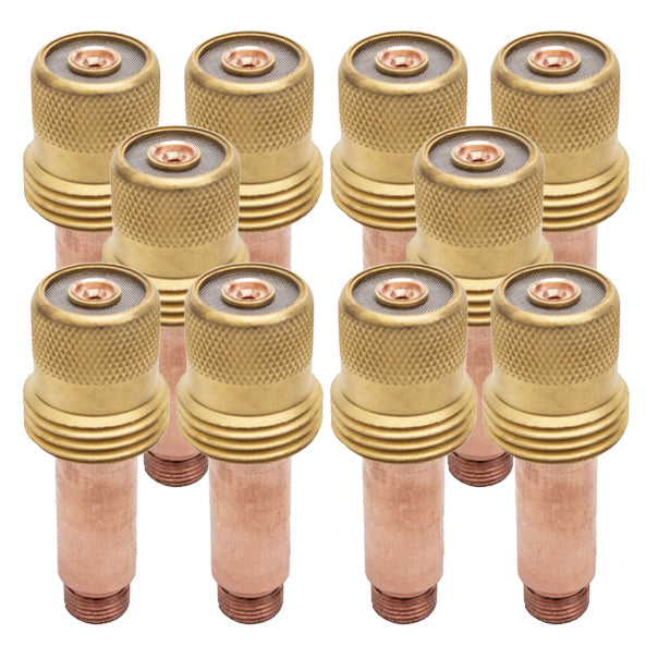 Diffuseur de gaz Lens pour torche TIG SR-17/18/26 - L 50mm - ø 1,6mm - Lot de 10 pièces - Le Comptoir du Soudeur