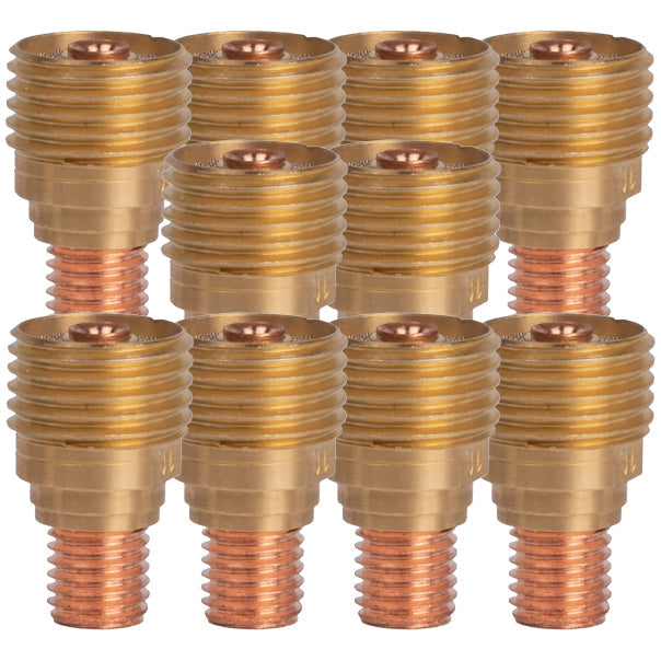 Diffuseur de gaz Lens pour torche TIG SR-9/20 - L 22mm - ø 2mm - Lot de 10 pièces - Le Comptoir du Soudeur