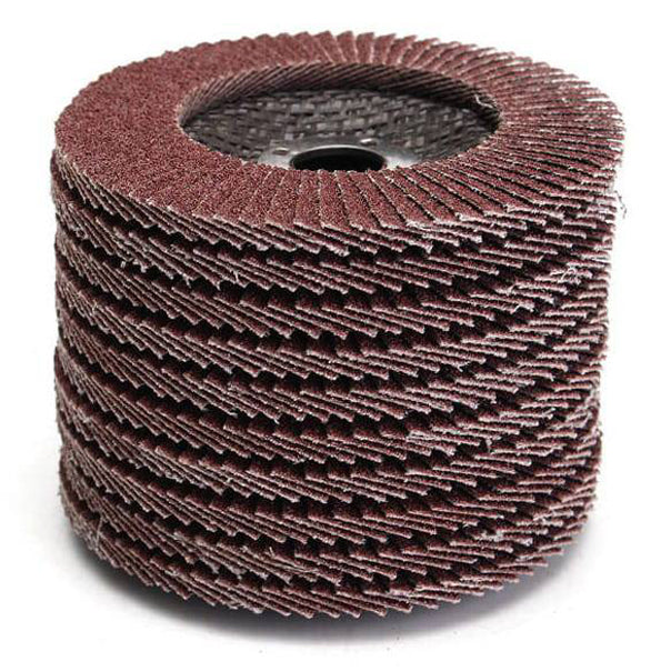 Disque abrasif à lamelles Ø125 mm - Lot de 10 pièces - Le Comptoir du Soudeur