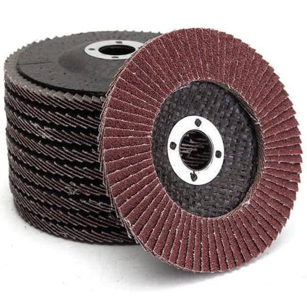 Disque abrasif à lamelles Ø125 mm - Lot de 10 pièces - Le Comptoir du Soudeur