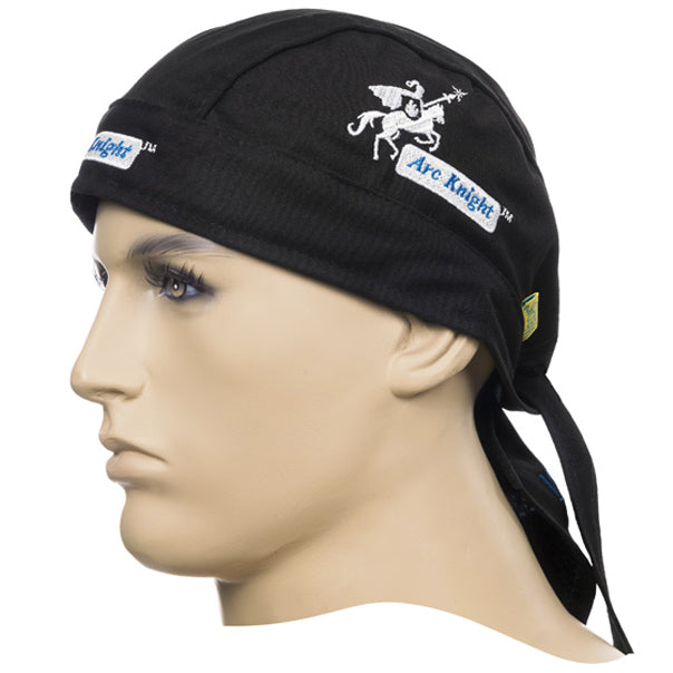 Doo-Rag de soudage noir en coton ignifuge - Le Comptoir du Soudeur