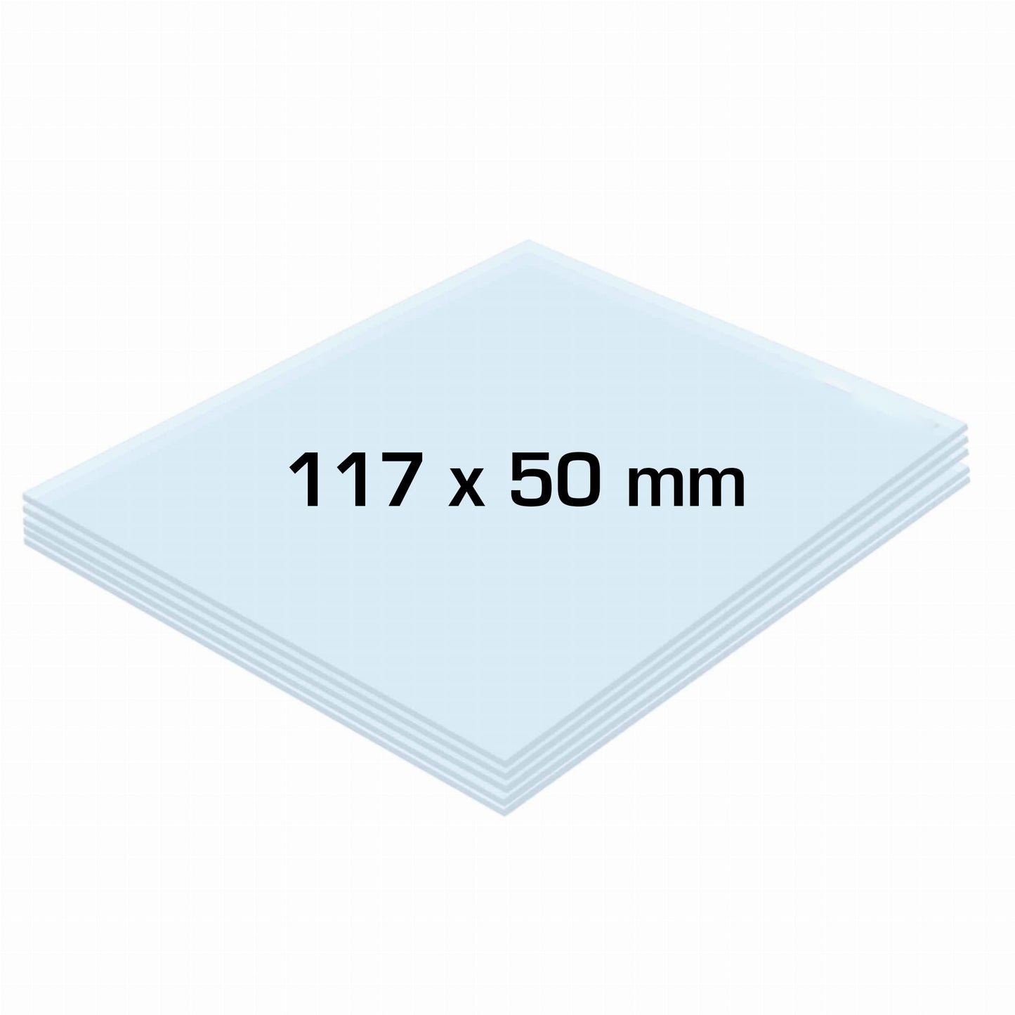 Écrans polycarbonates intèrieur 117x50 mm adaptable Speedglass 9100 V (SP528005) - Lot de 10 pièces