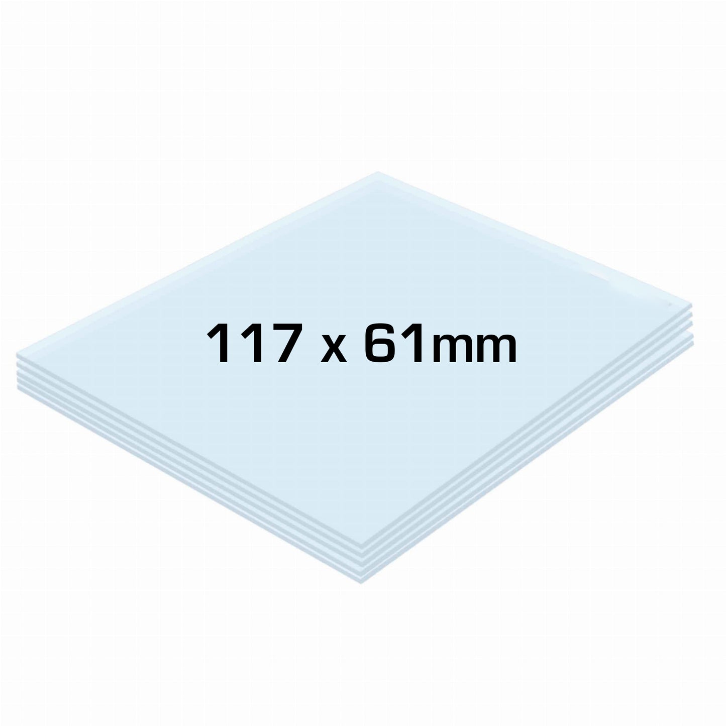 Écrans polycarbonates incolores 117x61 mm adaptable Speedglass 9100 X / G5-03NC (SP528015) - Lot de 10 pièces