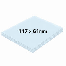 Écrans polycarbonates incolores 117x61 mm adaptable Speedglass 9100 X / G5-03NC (SP528015) - Lot de 10 pièces