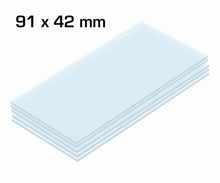 Ecran polycarbonate intérieurs 91x42mm, adaptable sur Speedglas 100, SL, 10V, 9002D, 9002V, anciens 9000V/F -(SP428000) - [10pces]