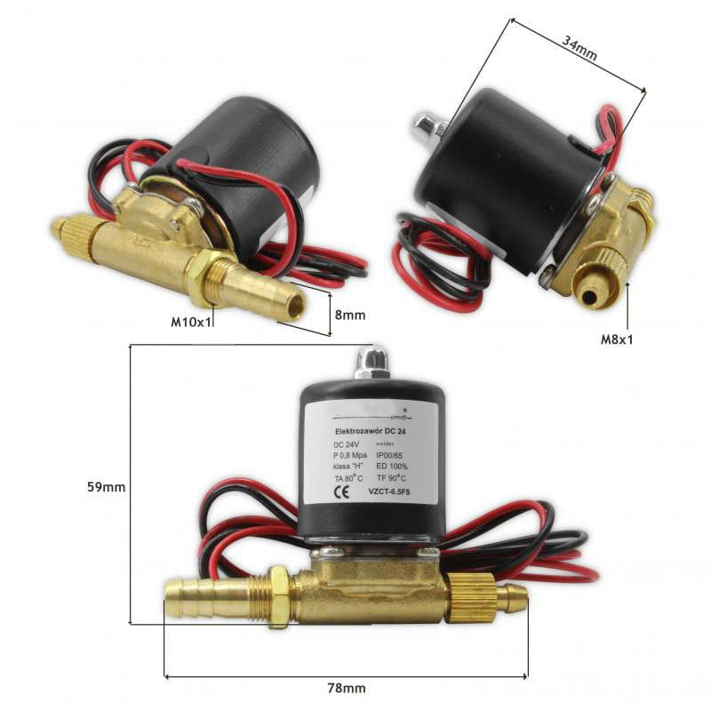 Électrovanne de soudage DC 24V - Le Comptoir du Soudeur