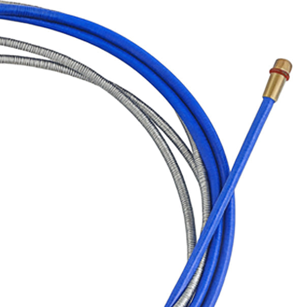 Gaine bleue en acier pour torches MIG - fil ø 0,6/0,8 mm - Le Comptoir du Soudeur