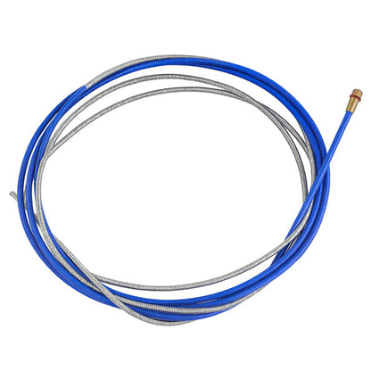 Gaine bleue en acier pour torches MIG - fil ø 0,6/0,8 mm - Le Comptoir du Soudeur