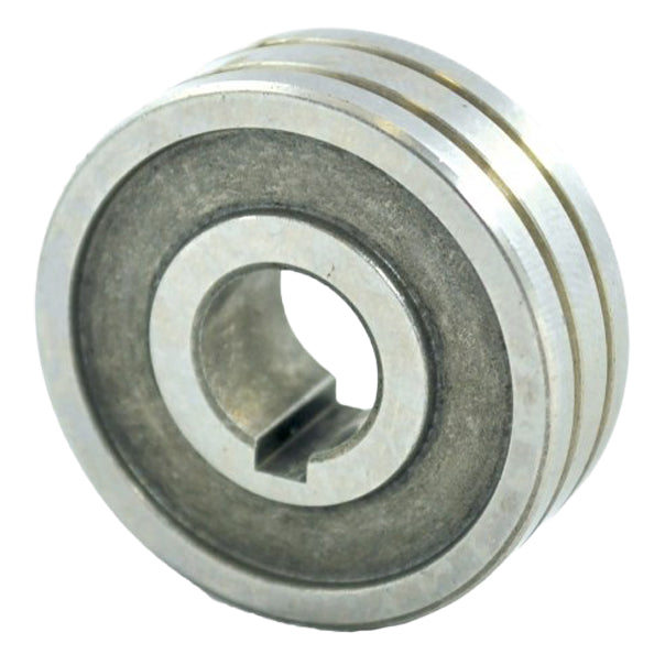 Galet acier 30x10x10 mm (Gorge en V) - Le Comptoir du Soudeur