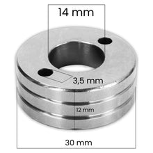 Galet acier 30x14x12 mm - Le Comptoir du Soudeur