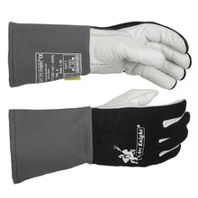 Gants de soudage noirs en cuir croûte bovin - Le Comptoir du Soudeur