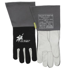 Gants de soudage noirs en cuir croûte bovin - Le Comptoir du Soudeur