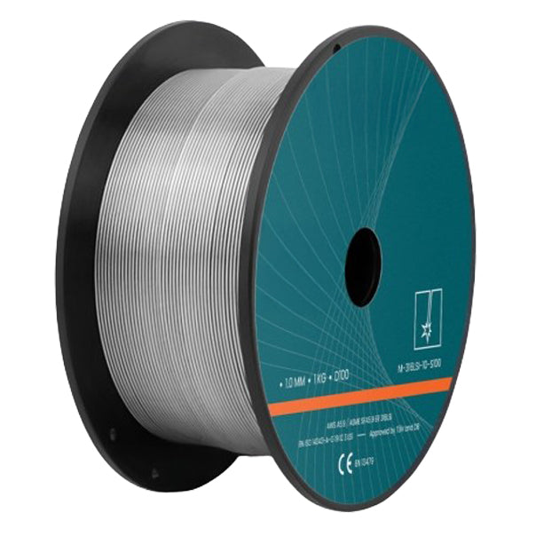Fil Inox 316LSi - La bobine de 01 kg avec entraxe de fixation de 55 mm - ø 0.8 à 1.2 mm - Le Comptoir du Soudeur