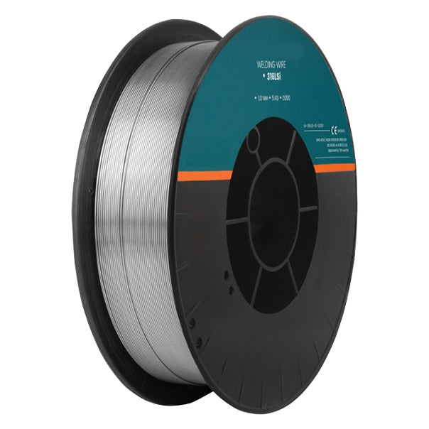 Fil Inox 316LSi - La bobine de 05 kg avec entraxe de fixation de 55 mm - ø 0.8 à 1.2 mm - Le Comptoir du Soudeur