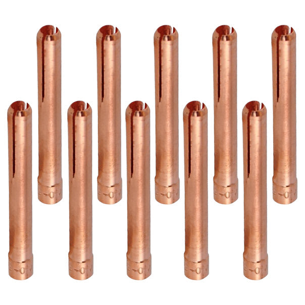 Pince porte électrode standard pour torche TIG SR-17/18/26 - L 50mm - ø 4mm - Lot de 10 pièces - Le Comptoir du Soudeur